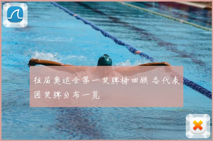 往届奥运会第一奖牌榜回顾 各代表团奖牌分布一览